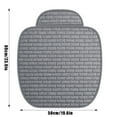 thumbnail image 3 of 2PCS Universal Car Seat Covers, Fiber Linen Fabric Breathable Anti- Car Seat Protector Pad,Durable Car Seat Cushion Mat for Most Cars,Trucks,Vans & Office Chairs(19.6*23.6Inch), 3 of 6