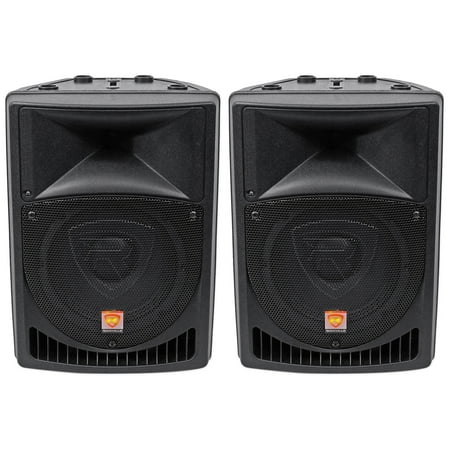 Pair Rockville Power Gig RPG8 8  Powered Active 800 Watt 2 -Way DJ PA Speakers price history on PriceWatchPro