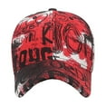thumbnail image 4 of Gorra de béisbol para hombre, premium, de viaje, informal, para el sol, deportiva, de verano, suave, de algodón Rojo, 4 of 9