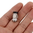 thumbnail image 2 of KAKOWELY 10pcs Pneumatic Tube Connectors Straight Push-To-Connect Fittings Thread Quick Connect Fittings For 3d Printers0.71"X0.39"X0.39", 2 of 5