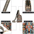 thumbnail image 6 of FORMRS Womens Crossbody Sling Bag Travel Daypack Shoulder Chest Backpack, Blue Geometric, 6 of 7