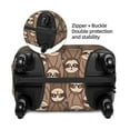 thumbnail image 2 of Yiaed brown sloth family Print Travel Luggage Cover Suitcase Protector Covers Elastic Luggage Anti-scratch(No luggage included）-, 2 of 7