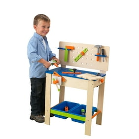 American Plastic Toy 38 Piece Deluxe Workbench Walmart Com
