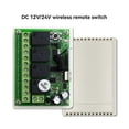 thumbnail image 3 of 433MHz 12V 24V Relay Module Receiver with Transmitter RF Wireless Remote Control Switch for Garage Light Motor DIY, 3 of 5