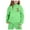 Green, variant on Tween Winter Girls Outfits Set Tracksuit With Print Hoodie Joggers Warm Kids