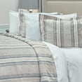 thumbnail image 5 of Rizzy Home Stripe 20" x 36" Natural/Blue Linen King Sham, 5 of 5