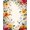 Red, Pattern 2, variant on Flatwoven High Traffic Area Rug, Whimsical Meadow Bloom Floral Motif Design, Non Slip, Stain Resistant, Washable Area Rugs for Living Room, Bedroom(Red, 2X3)