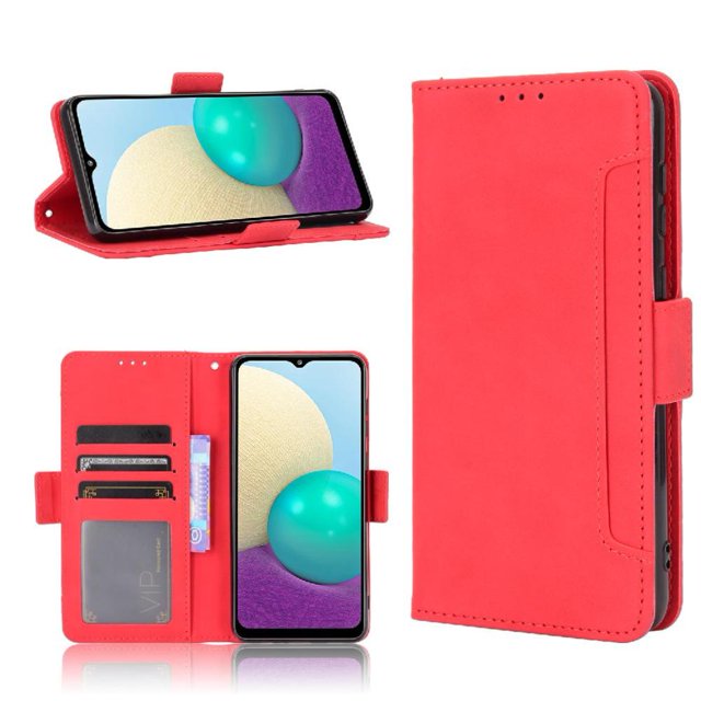 Funda Tipo Billetera GANGXUN para Samsung Galaxy M02 – Tapa Flip con Tarjetero