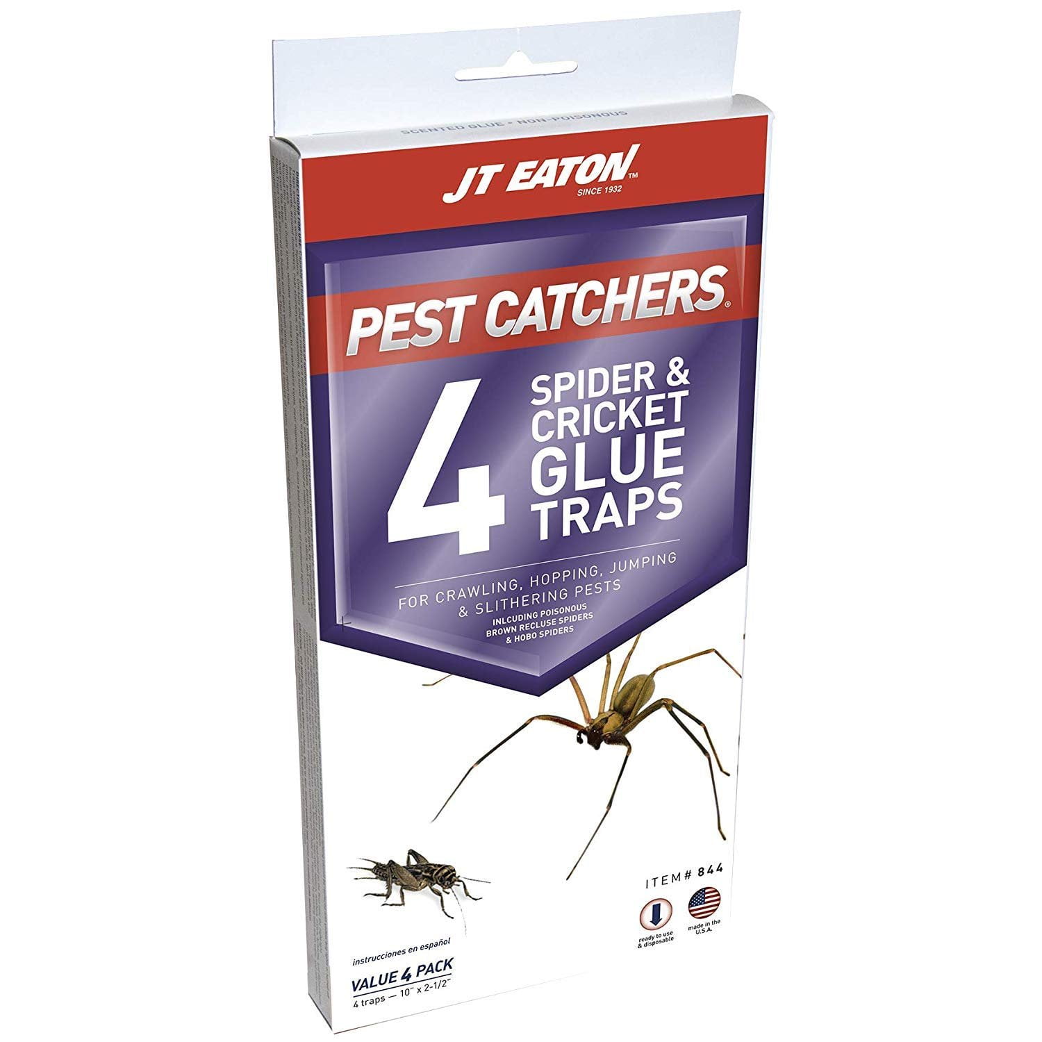 Pic 4 Glue Pest Trap for Spiders and Snakes (3-Packs)