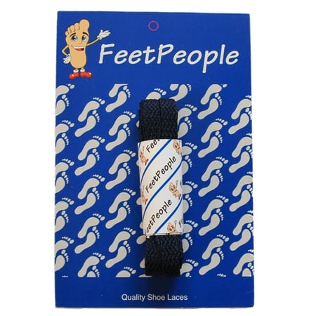 

FeetPeople Flat Shoe Laces Navy 45 Inch