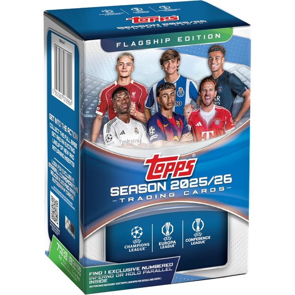 2025-26 Topps UEFA Club Competitions Soccer Value Blaster Box