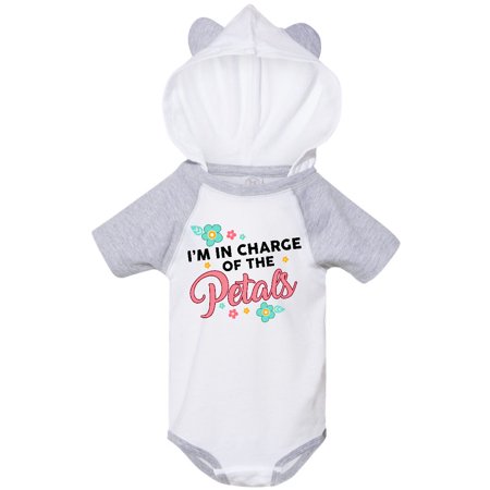 

Inktastic Flower Girl I m in Charge of The Petals Gift Baby Girl Bodysuit
