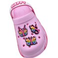 thumbnail image 4 of Crocs Jibbitz Pins Nuevo 26 Letra A-Z Colorida Mariposa DIY Zapatos Botón De Encanto, 4 of 4