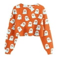 thumbnail image 2 of Neewe Womens Casual Long Sleeve Sweatshirt Crew Neck Cute Pullover Relaxed Fit Tops, 2 of 3