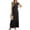 Black, variant on ClodeEU Women's Sleeveless Crewneck Tank Dress ,Casual Summer Maxi Dress Wine,Womens Plus XXL