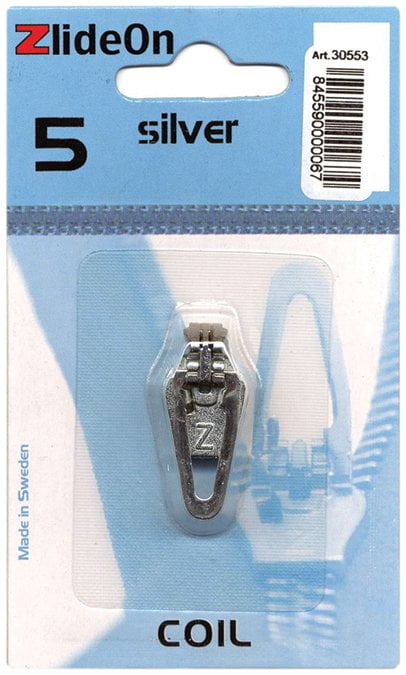 ZlideOn Zipper Pull Replacements Coil 5-Silver | Walmart Canada