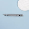 thumbnail image 5 of ATOM Tweezers for Eyebrows & Ingrown Hair Removal Blackhead and Splinter Tweezer with Sharp Needle Nose Point Great Precision for Facial Hair (Silver), 5 of 7