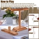 thumbnail image 5 of Juego de anzuelos y anillos RIXINC, juego de lanzar madera para adultos, 5 of 6