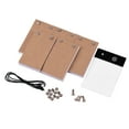thumbnail image 2 of Flip Book Kit with Mini LED Light Pad Hole Design 3 Level Brightness Control Light Box 300 Sheets Animation Paper Flipbook Binding Screws for Children Students Adults Drawing Tracing Sketchi, 2 of 7