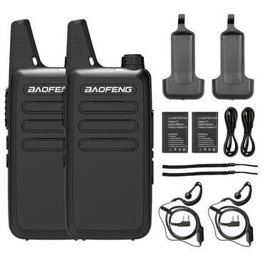 BAOFENG BF-888S Upgraded Walkie Talkies T20 Long Range Walkie Talkie for Adults with Earpiece Mic Rechargeable 2-Way Radios Handheld Two-Way Radios Transceiver Kids  with USB  Charger for Camping 2pc