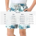 thumbnail image 3 of Zpanxa Kids Shorts Polyester Spandex Print Pattern with Drawstring Elastic Waistband Casual Swim Trunks 6-7 Years, 3 of 7