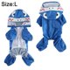 thumbnail image 2 of Chubasquero para mascotas, impermeable reflectante de cuatro patas, patrón de tiburón, capa de lluvia para perros MFZFUKR l, 2 of 5