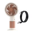 thumbnail image 1 of fastboy Hand-held Fan USB Mini Electric Portable Cooling Fan Lightweight And Portable Khaki color, 1 of 6