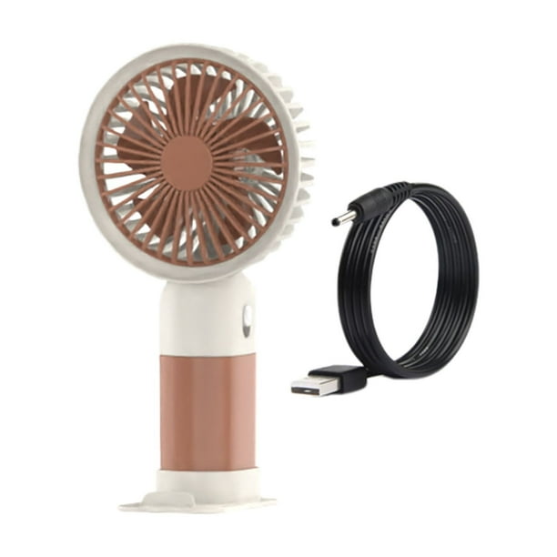 Bearachild Ventilador pequeño con base desmontable y liviano para dormitorio, fuerte energía eólica y sin ruido, portátil Electrodomésticos