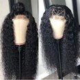 thumbnail image 4 of Peluca HUOGUO, pelo rizado peruano, sin pegamento, encaje frontal, 330 g, 4 of 5