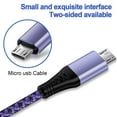 thumbnail image 5 of USB Micro Cable,Micro USB Cable 6ft with 2.1A USB Wall Charger,Ailkin USB Charger Adapter,Type C Cables High Speed Fast Charging Android Charging Cable Usb Micro Cable with Fast Charger Block, 5 of 9