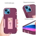 thumbnail image 4 of CoverON For Apple iPhone 14 Case, Military Grade Heavy Duty Full Body Phone Kickstand Cover, Violet Purple, 4 of 9