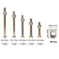 thumbnail image 2 of 50 tornillos de acero galvanizado M6 para muebles, tornillo de cabeza hueca hexagonal y tuerca cilíndrica, tornillo de cabeza avellanada M6 con llave individual para cama de bebé, armario, mesa, sillas brillar Electrónica, 2 of 5