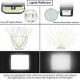 thumbnail image 4 of Luces solares para exterior Aootek 182 LED 2500 lm IP65 impermeables, 4 of 7