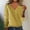 Yellow, variant on Juslio Womens Sweaters Pullovers Women Tops Solid V Neck Long Sleeve Knit Black