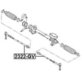 thumbnail image 2 of Febest STEERING TIE ROD # 2322-GV OEM 1K0423810A, 2 of 2