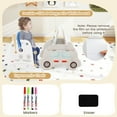 thumbnail image 6 of Infans 5 in 1 Convertible Toddler Slide Set with Stool, Book Rack for Boys & Girls, 6 of 7