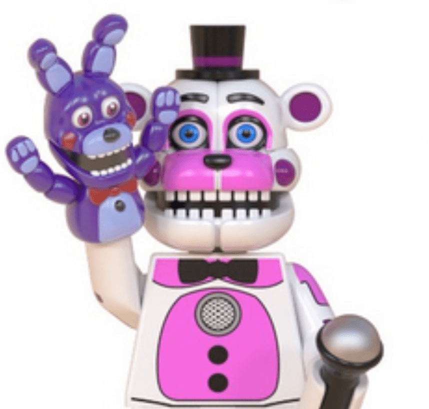 Harbrot Five Nights at Freddy's Action Figures, Halloween Series Five Nights at Freddy's Toys Children's Building Toys Sets 3D Kids Puzzles Halloween Decorations, Building Blocks for Kids Ages 4-8, C