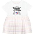 thumbnail image 3 of Inktastic I'm Proud of My Veteran Grandpa Girls Baby Dress, 3 of 5
