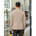 thumbnail image 5 of COOFANDY Men's Casual Regular Fit Blazer Jacket Two Button Suit Jackets Lightweight Sport Coat, 5 of 7