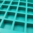 thumbnail image 6 of 40-Cavity Square Silicone Molds, Food Safe Silicone Caramel Hard Candy Molds, Versatile Baking Molds for Chocolate Ice Cubes and Candy Making, Reusable Non Stick Molds, 11.7*7.76in, Green, 6 of 19