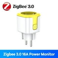 thumbnail image 1 of Zigbee Smart Plug 16A EU Bluetooth Work With Alexa Google Home Tuya App Remote Control Time Energy Monitor for Electrical Socket, 1 of 5