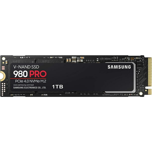 Palabra Entretenimiento habilitar SAMSUNG 980 PRO Series - 1TB PCIe Gen4. X4 NVMe 1.3c - M.2 Internal SSD -  MZ-V8P1T0B/AM - Walmart.com