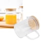 thumbnail image 4 of Taza Medidora de Vidrio de Borosilicato, Tapa Resistente al Calor, Suministros para Beber Transparentes para el Hogar, Cocina, Hotel, Restaurante, 4 of 7