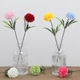 thumbnail image 3 of 6 piezas de flores artificiales de hortensia, crisantemo falso, bola de flores de tallo largo, ramo de novia de hortensia para casa, oficina, cafetería, fiestas, decoración de bodas, 3 of 8