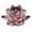 Red, variant on Faux Crystal Lotus Figurine Colorful Lotus Flower Ornament Lotus Table Centerpiece