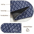 thumbnail image 6 of Navy Blue Geometric Entryway Rug 2'x3'&nbsp; Non Slip Front Door Mats, Modern Abstract Blocks Lines Entrance Rugs Indoor Outdoor Carpet, Washable Floor Mats Small Area Rug for Bedroom Kitchen, 6 of 8