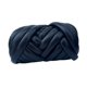 thumbnail image 5 of Hilo grueso para tejer a mano, 500 g, longitud de 15 m, peso Negro, 5 of 9