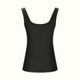 thumbnail image 5 of Rigardu tank top for women Plus Size Going Out Tops for Women Ribbed Tank Tops Sleeveless Slim Shirts Solid Color Undershirt womens tank tops Black + M, 5 of 6