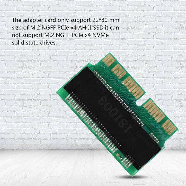 Tarjeta Adaptador de conversión SSD A M.2 NGFF para Air Pro 2013-2015, Pequeña y Liviana, Fácil de Instalar
