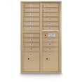 thumbnail image 3 of Postal Products Unlimited N1029454BRNZ 19 Door Standard 4C Mailbox with 2 Parcel Lockers - Bronze, 3 of 4